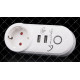 Розетка Smart Elex Wi-Fi 2USB