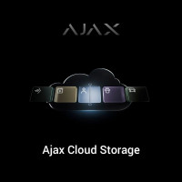 Ajax Cloud Storage Standard (1 камера, 600 хвилин, 7 днів) захищене хмарне сховище для зберігання подій із пристроїв відеоспостереження