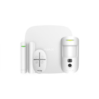 Ajax StarterKit Cam (8EU) UA white комплект охоронної сигналізації