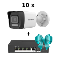 IP відеокамера Hikvision DS-2CD1043G2-IUF 4МП (4мм) із мікрофоном