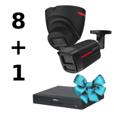 Комплект Dahua WIZCOLOR KIT 8+1（black）