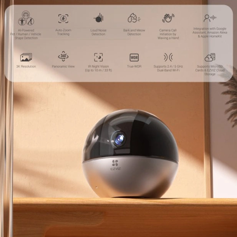 Комплект Ezviz E6 (5W2F,4mm cs-e6) Wi-Fi