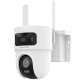 IP відеокамера Hikvision DS-2CFSP8-D/4G 2х4МП (2.8+4мм) PT 4G
