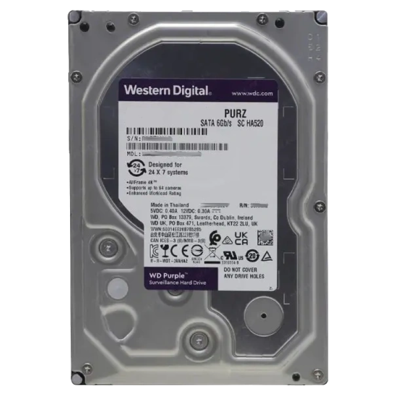 Жорсткий диск Western Digital Purple 3.5" 4TB (WD44PURZ)
