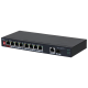 Комутатор 8 портів некерований Dahua DH-PFS3110-8ET1GT1GF-96 PoE