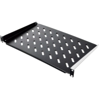 Полиця консольна чорна CMS 19" 1U 300мм