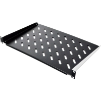 Полиця консольна чорна 19" 1U 250мм