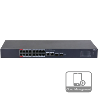 Комутатор 20 портів керований Dahua DH-CS4218-16ET-190 PoE