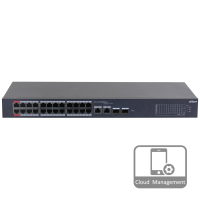 Комутатор 28 портів керований Dahua DH-CS4226-24ET-240 PoE