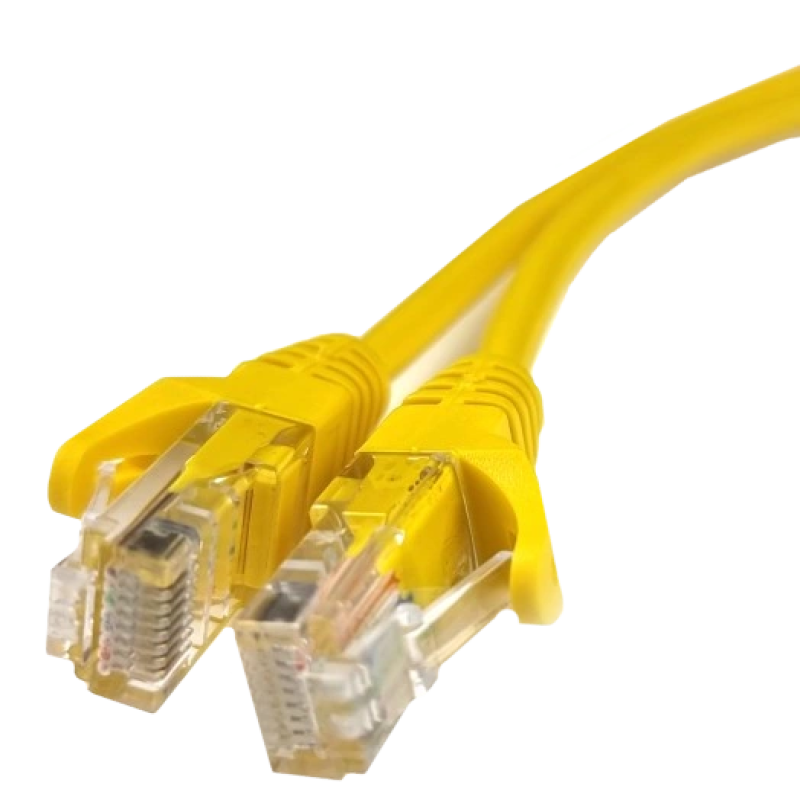 Патч-корд жовтий 1м UTP CAT5e