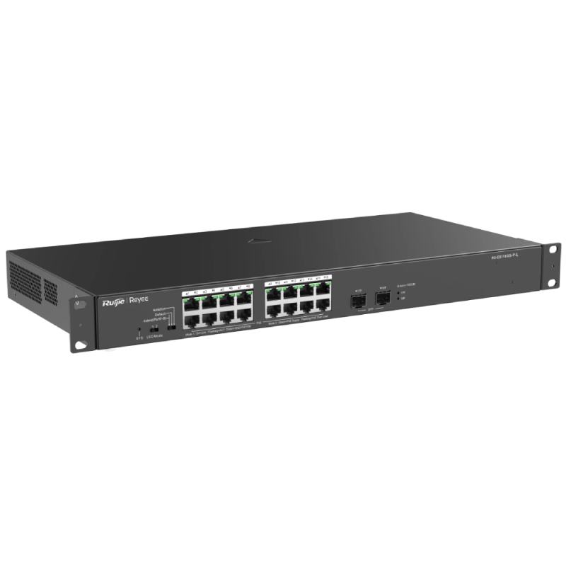 Комутатор 18 портів некерований Ruijie Reyee RG-ES118GS-P-L PoE