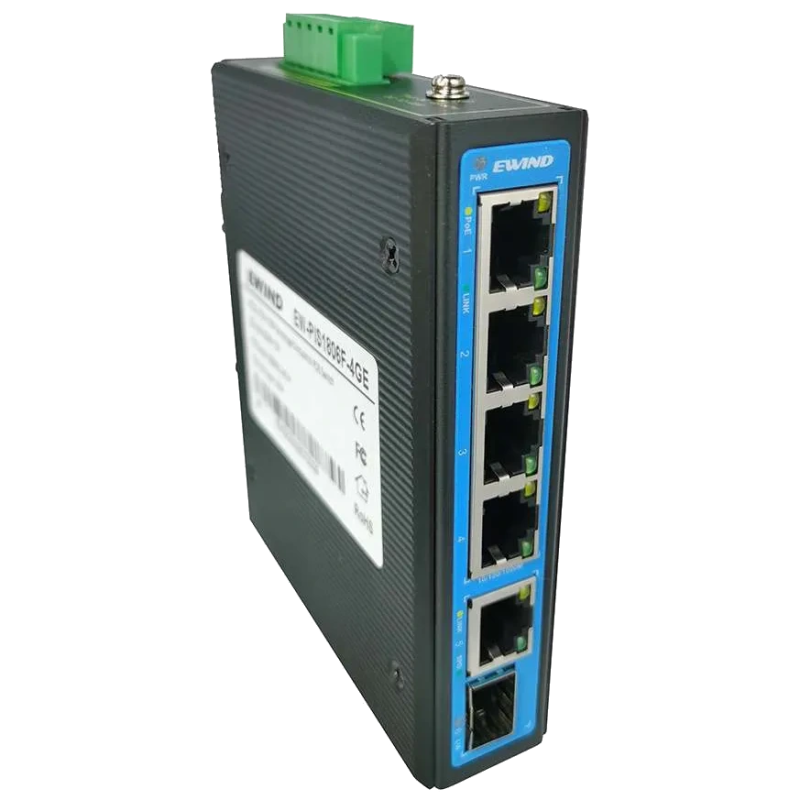 Комутатор 6 портів некерований Ewind EW-PIS1806F-4GE PoE