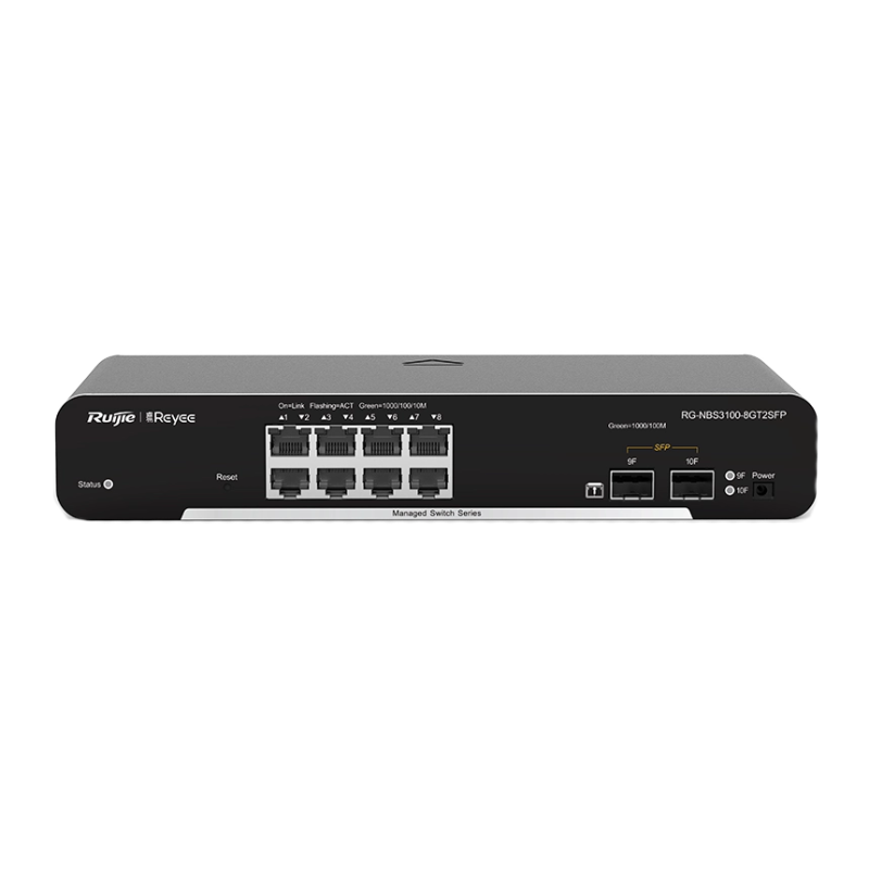 Комутатор 8 портів керований Ruijie RG-NBS3100-8GT2SFP L2