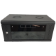 Шафа EServer 4U 600х350х284, скло, чорна