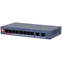Комутатор 8 портів керований Dahua DH-CS4010-8ET2GT-110