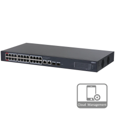 Комутатор 26 портів керований Dahua DH-CS4228-24GT-240 PoE