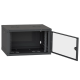 Шафа телекомунікаційна двері скло (чорна) IPCOM 6U 600x600