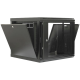 Шафа 19" 9U 600x600x507мм акрилове скло чорна
