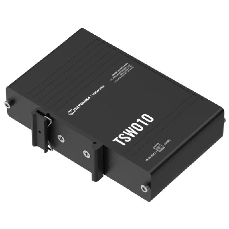 Комутатор 5 портів некерований Teltonika TSW010 з монтажем на DIN-рейку