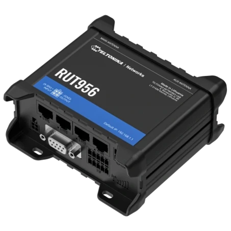 Промисловий стільниковий маршрутизатор Teltonika RUT956 з 4G LTE, Wi-Fi, RS-232, RS-485