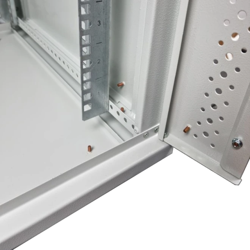 Шафа EServer 15U 600х600х773 скло, сіра