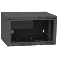 Шафа телекомунікаційна скло (RAL9005) IPCOM СН-4U-060х035-ДС-9005