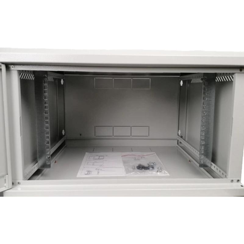Шафа EServer 12U 600х350х637 скло, сіра
