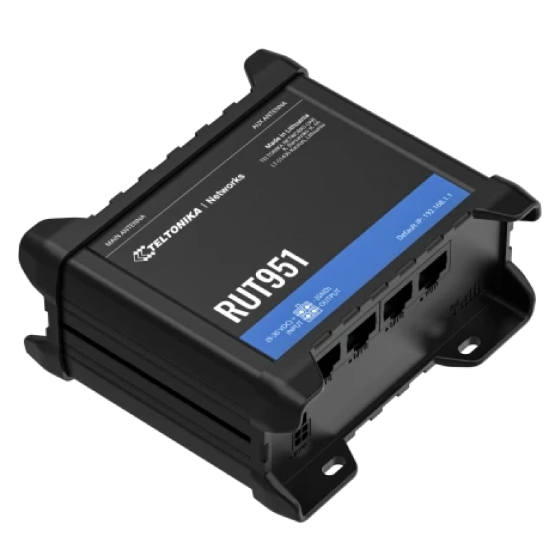 Промисловий стільниковий маршрутизатор Teltonika RUT951 з 4G LTE, Wi-Fi