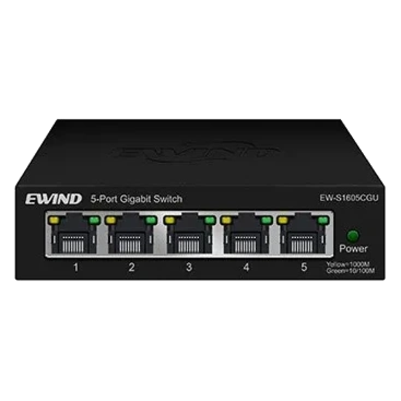 Комутатор 8 портів некерований Ewind EW-S1608CGU 1000M