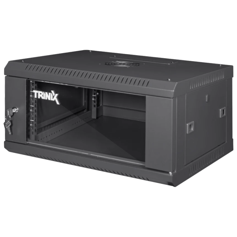 Комутаційна шафа Trinix TRX-6U/600x450x370 Black