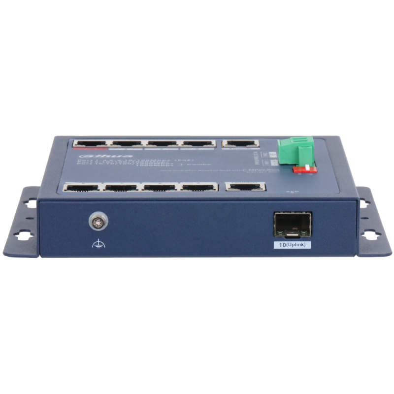 Комутатор 9 портів керований Dahua DH-CHS4110-8ET-90-F PoE