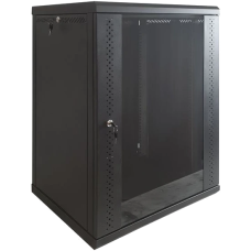 Шафа EServer 15U 600х600х773 скло, чорна