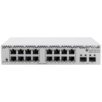 Комутатор 16 портів керований MikroTik CSS318-16G-2S+IN
