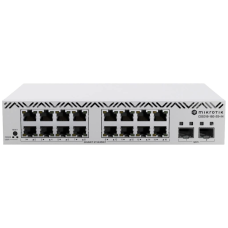Комутатор 16 портів керований MikroTik CSS318-16G-2S+IN