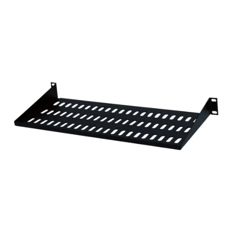 Полиця для 19" шафи, глибина 280 мм 1U BLACK Hypernet CS-280-1U-BLACK