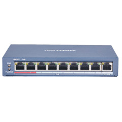 Комутатор 8 портів некерований Hikvision DS-3E0109P-E(C) POE