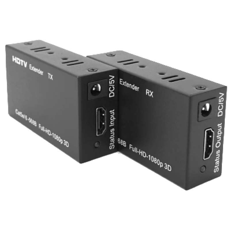 Одноканальний активний подовжувач HDMI по UTP кабелю з управлінням до 60м