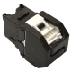 Модуль Keystone UTP RJ45 кат. 6, чорний Corning