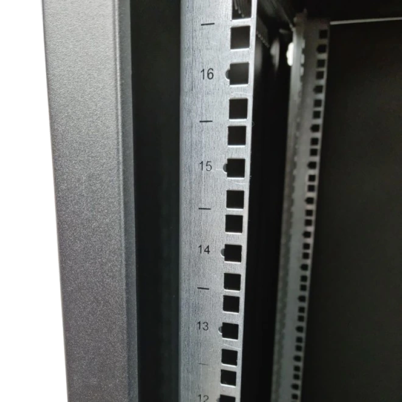 Шафа EServer 18U 600х500х907 скло, чорна