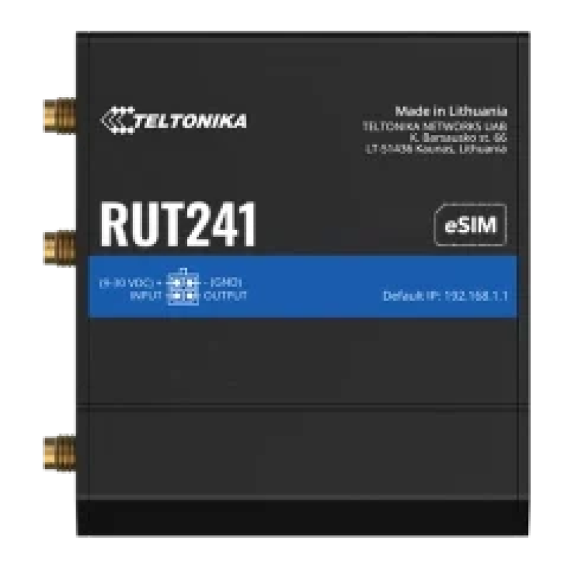 Промисловий стільниковий маршрутизатор Teltonika RUT241 з 4G LTE, Wi-Fi