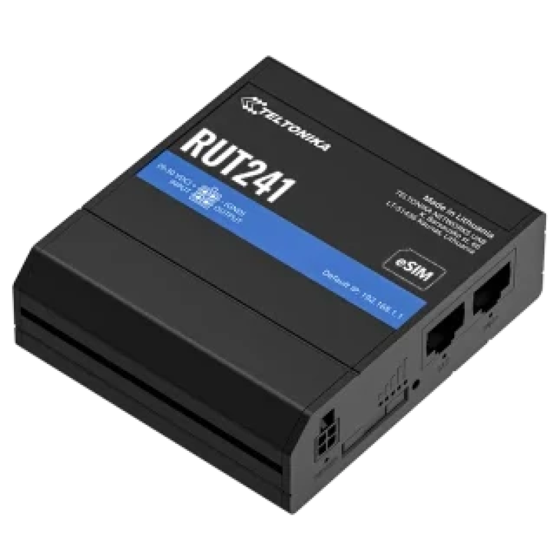 Промисловий стільниковий маршрутизатор Teltonika RUT241 з 4G LTE, Wi-Fi