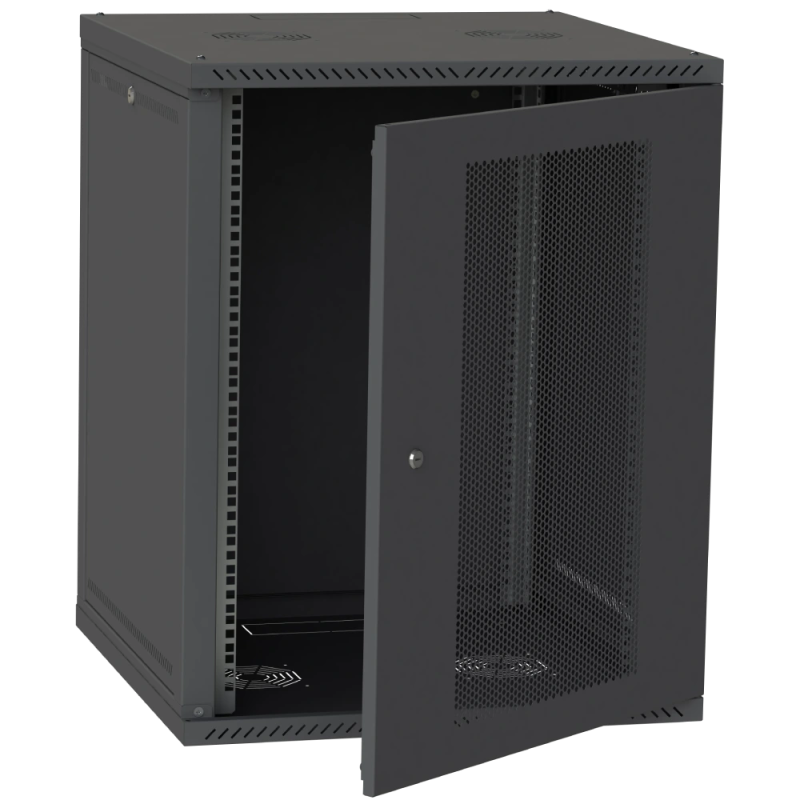 Шафа серверна IPCOM СН-18U 600х600 перфорація RAL9005