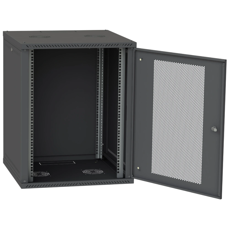 Шафа серверна IPCOM СН-18U 600х600 перфорація RAL9005