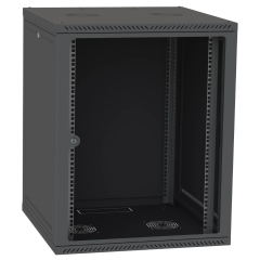Шафа серверна IPCOM СН-18U 600х450 скло RAL9005