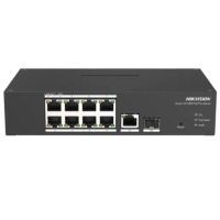 Комутатор 10 портів керований Hikvision DS-3T1310P-SI/HS PoE
