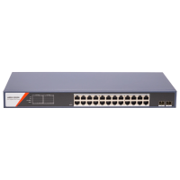 Комутатор 24 порти керований Hikvision DS-3E1526P-SI-24P2F