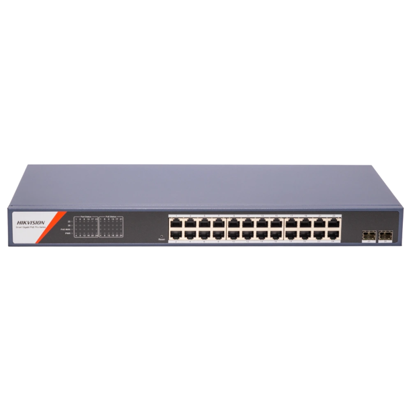 Комутатор 24 порти керований Hikvision DS-3E1526P-SI-24P2F
