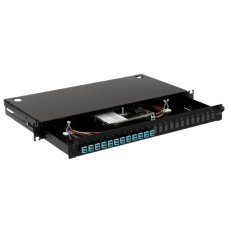 Патч-панель LAN1 з 12xLC Duplex OM3/OM4 24 пігтейл
