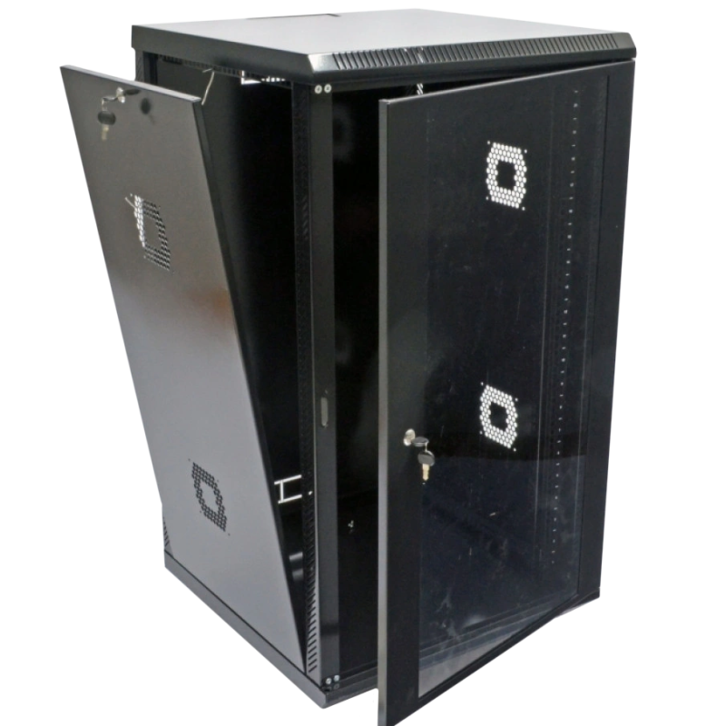 Шафа 19" 21U 600х600х1040мм акрилове скло, чорна