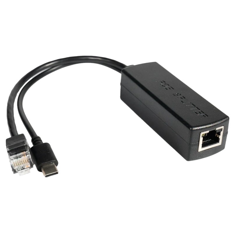 Poe спліттер AOT-0524 48V-5V RJ45 Type-C 5V 2.4А